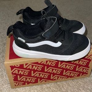 Black Velcro vans